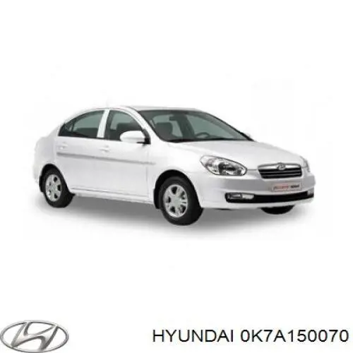 0K7A150070 Hyundai/Kia Балка бампера переднього
