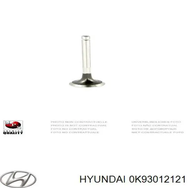 0K93012121 Hyundai/Kia клапан випускний