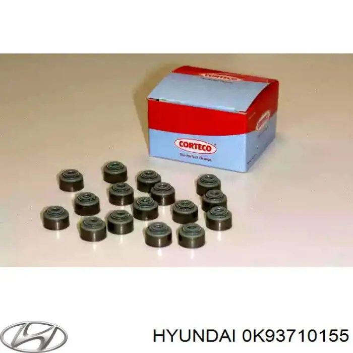 0K93710155 Hyundai/Kia сальник клапана (маслознімний, випускного)