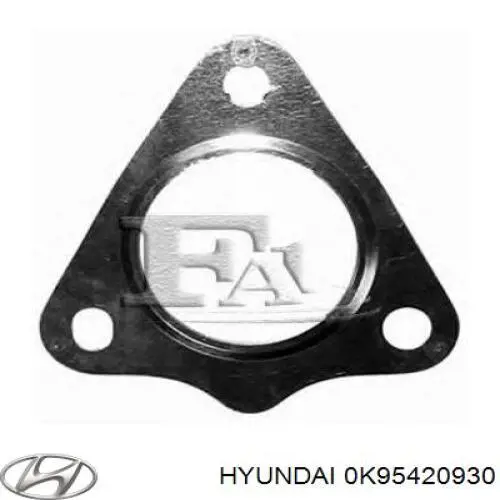 0K95420930 Hyundai/Kia Прокладка штанів