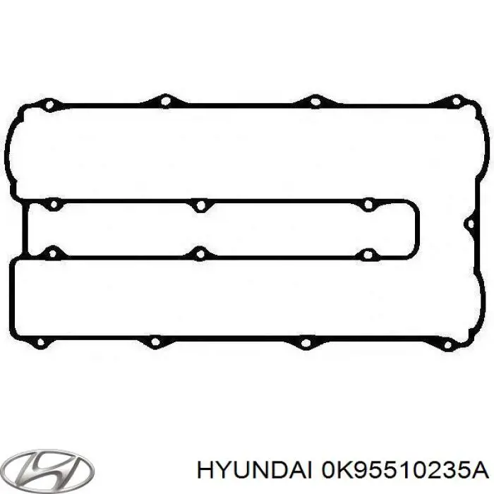 Купити 0K95510235A Hyundai/Kia Прокладка клапанної кришки