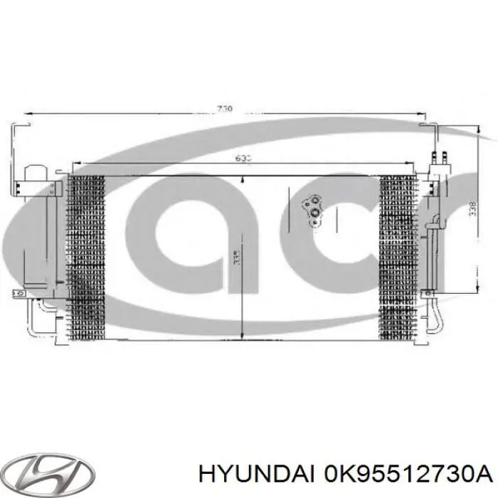 Ролик ременя ГРМ, паразитний Hyundai/Kia 0K95512730A