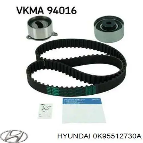 Ролик ременя ГРМ, паразитний Hyundai/Kia 0K95512730A ціна, від 11.49 USD