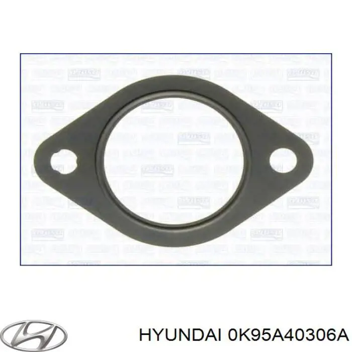 Прокладка прийомної труби глушника Hyundai/Kia 0K95A40306A ціна, від 67.80 USD
