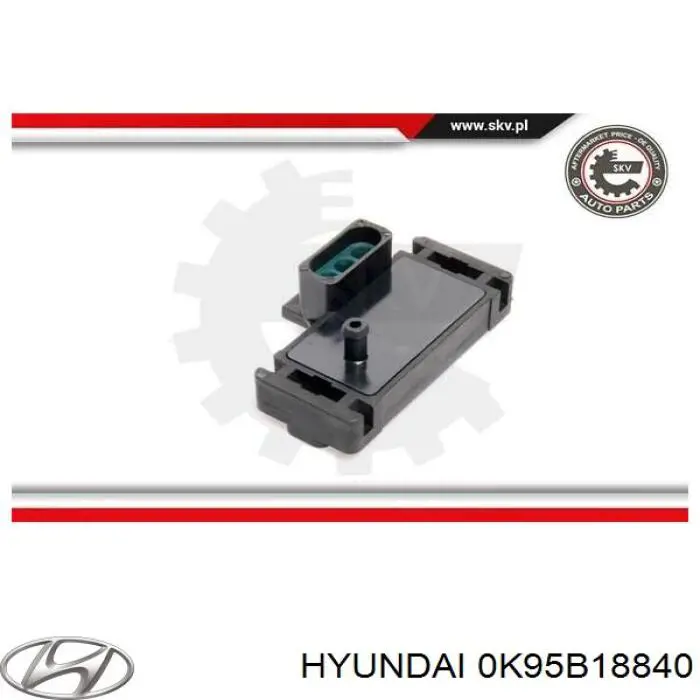 Купити 0K95B18840 Hyundai/Kia Датчик температури охолоджуючої рідини
