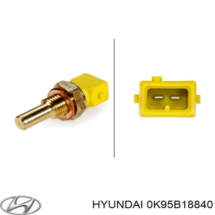 0K95B18840 Hyundai/Kia датчик температури охолоджуючої рідини