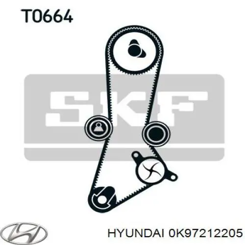 Ремінь ГРМ FE1H12205A9A Mazda