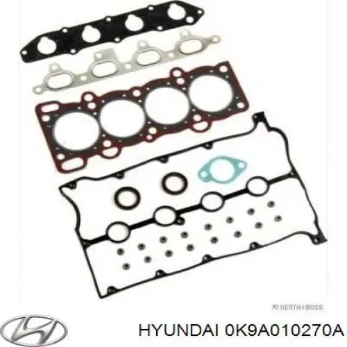 Комплект прокладок двигуна, повний Hyundai/Kia 0K9A010270A ціна, від 40.58 USD
