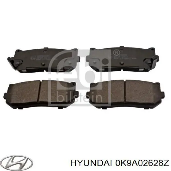 Задні гальмівні колодки Hyundai/Kia 0K9A02628Z ціна, від 13.37 USD