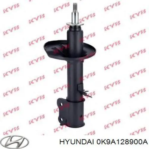 Амортизатор задній, лівий Hyundai/Kia 0K9A128900A ціна, від 42.31 USD