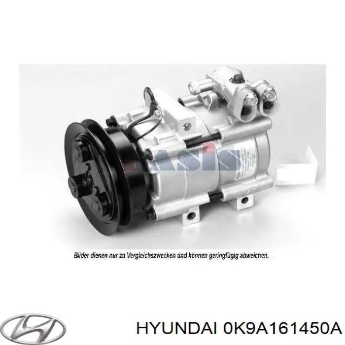 0K9A161450A Hyundai/Kia Компресор холодоагенту