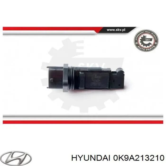 0K9A213210 Hyundai/Kia Датчик витрати повітря