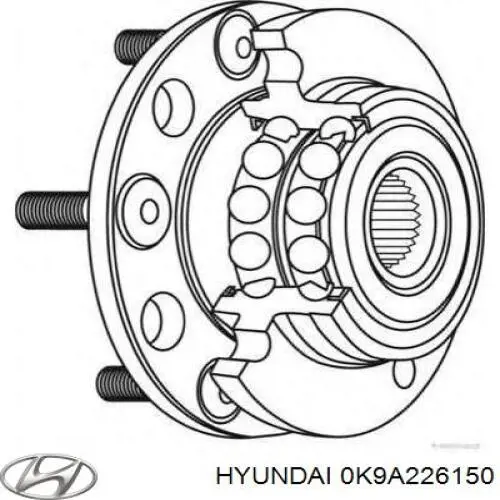 Маточини задніх коліс Hyundai/Kia 0K9A226150 ціна, від 62.53 USD