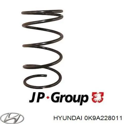 Задні пружини ZC6795G Japan Parts