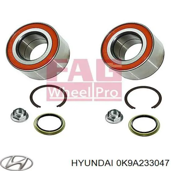Купити 0K9A233047 Hyundai/Kia Підшипник ступиці передньої