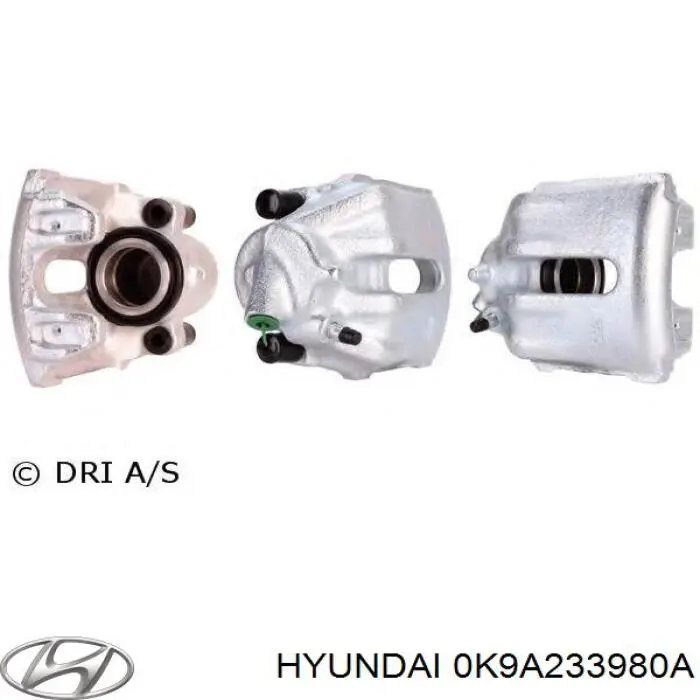 Купити 0K9A633980 Hyundai/Kia Супорт гальмівний передній правий