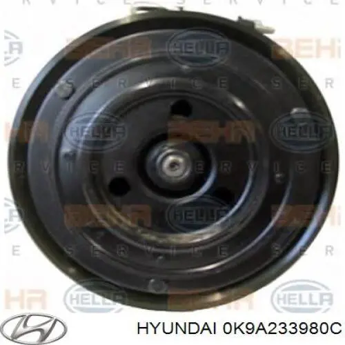 Супорт гальмівний передній правий 0K9A633980 Hyundai/Kia