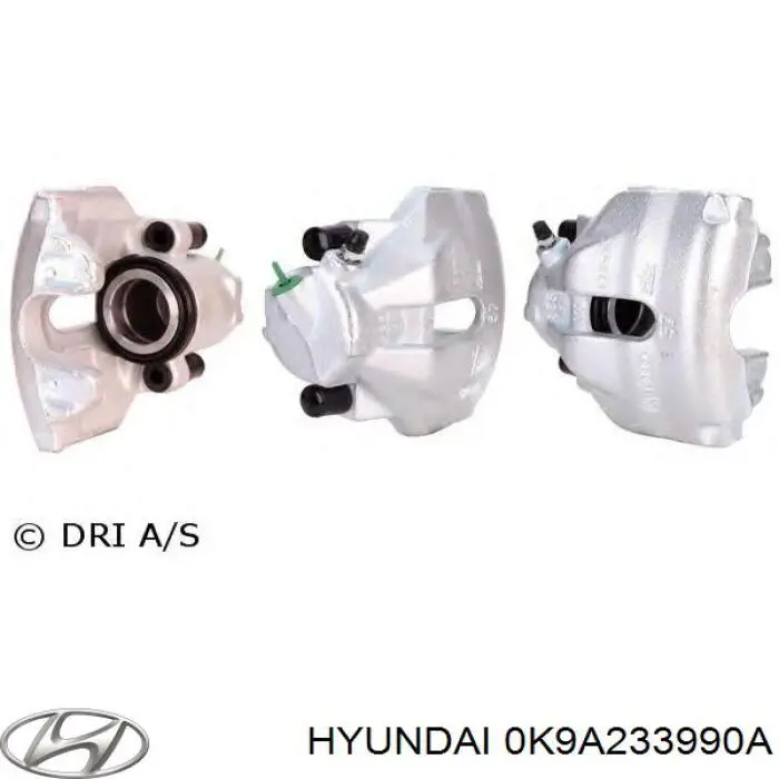 Супорт гальмівний передній лівий Hyundai/Kia 0K9A633990D ціна, від 31.98 USD