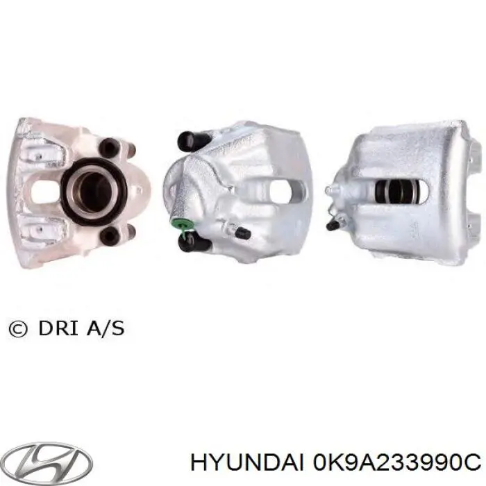 Супорт тормзной Hyundai/Kia 0K9A633990D