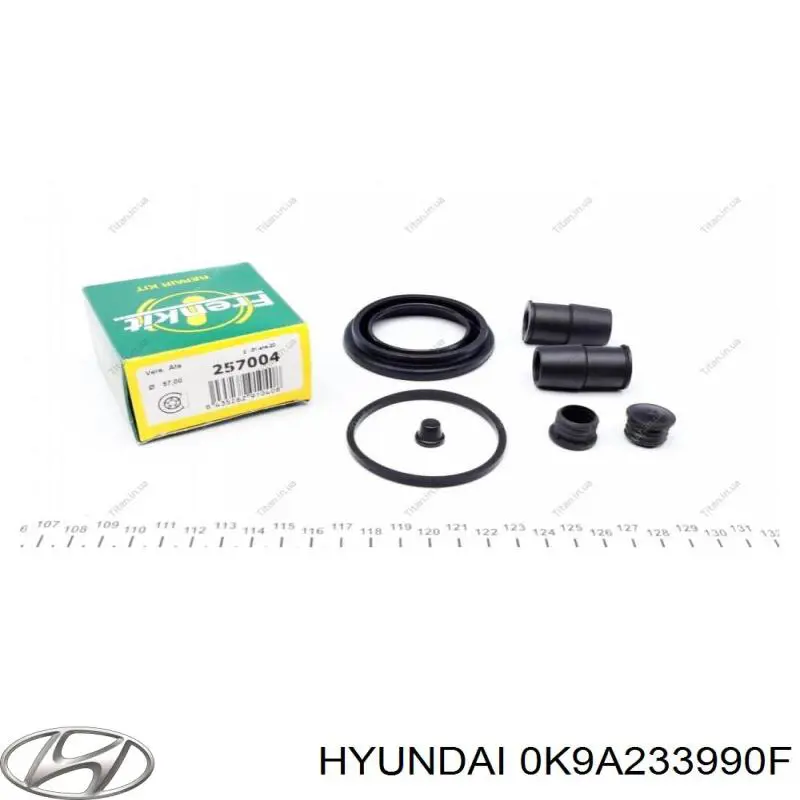0K9A233990F Hyundai/Kia Супорт гальмівний, передній, лівий