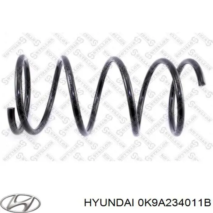 0K9A234011B Hyundai/Kia Пружина амортизатора передняя