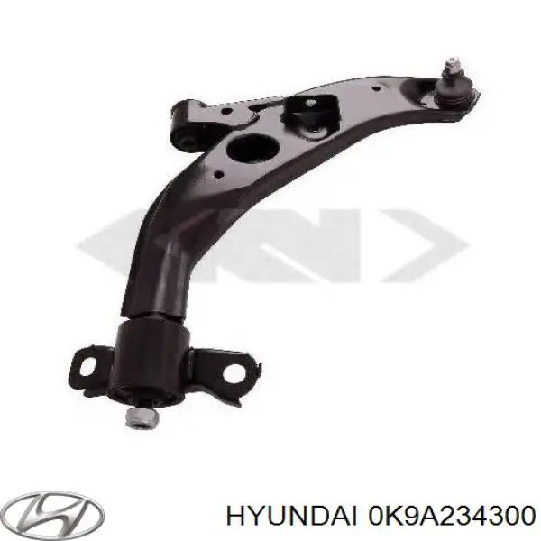 Важіль передньої підвіски нижній, правий Hyundai/Kia 0K9A234300 ціна, від  