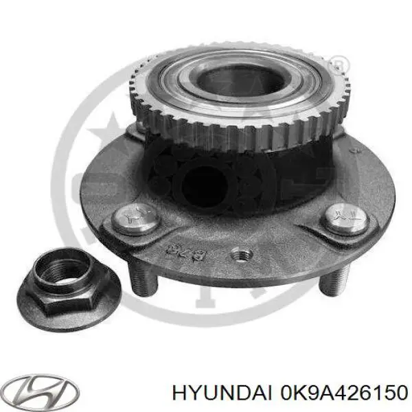 Маточини задніх коліс Hyundai/Kia 0K9A426150 ціна, від 62.53 USD