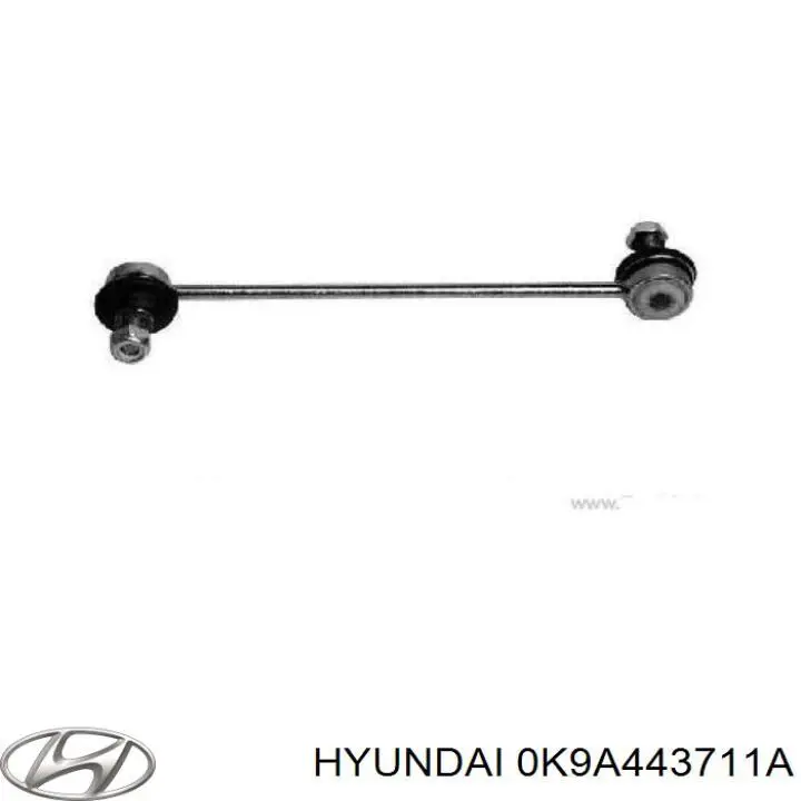 0K9A443711A Hyundai/Kia датчик абс (abs задній)