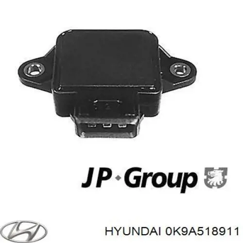 0K9A518911 Hyundai/Kia датчик положення дросельної заслінки (потенціометр)