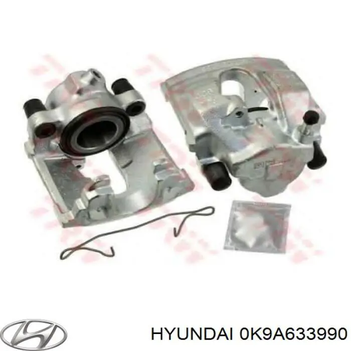 Супорт гальмівний передній лівий 0K9A633990 Hyundai/Kia