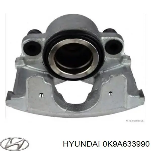 0K9A633990 Hyundai/Kia Супорт гальмівний, передній, лівий
