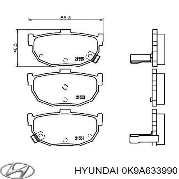 Супорт гальмівний передній лівий Hyundai/Kia 0K9A633990 ціна, від 31.98 USD