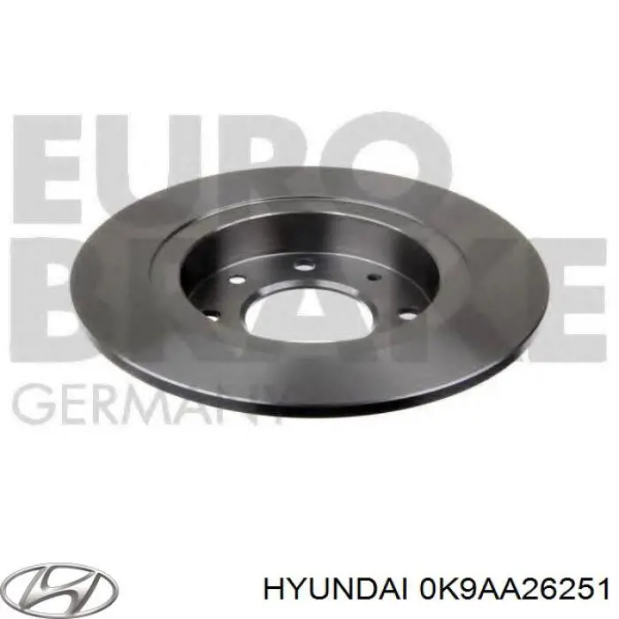 Задні дискові гальма Hyundai/Kia 0K9AA26251 ціна, від 25.54 USD