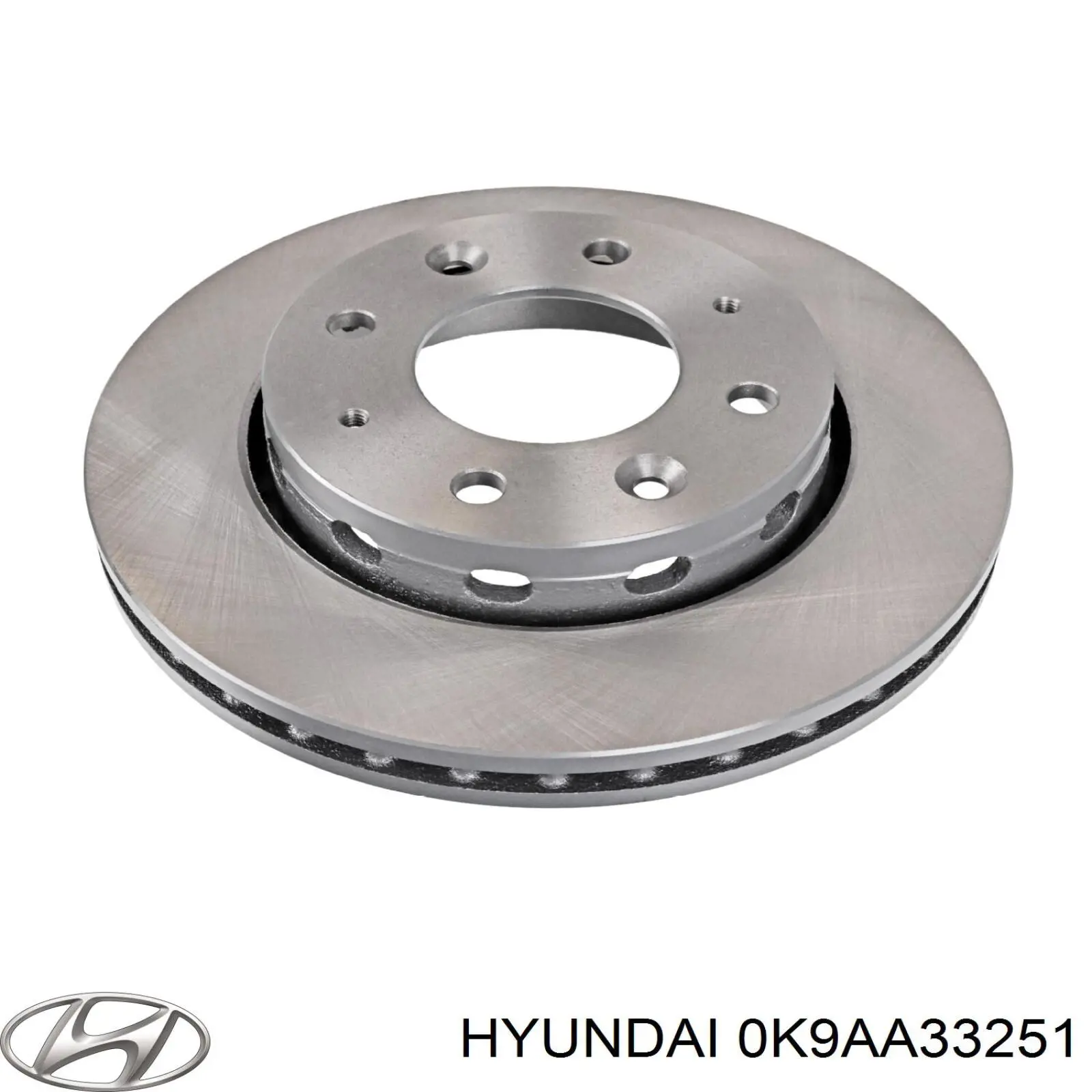 Диск переднього гальма Hyundai/Kia 0K9AA33251 ціна, від 27.37 USD