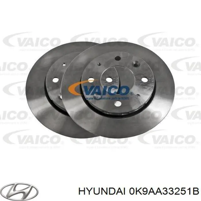 Купити 0K9AA33251B Hyundai/Kia Ротор гальмівний