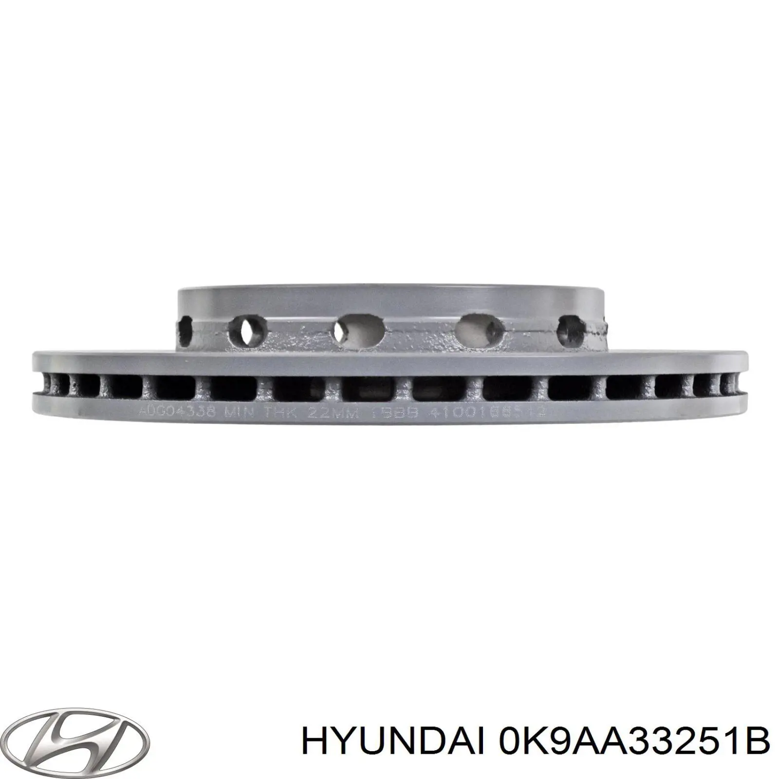 Купити 0K9AA33251B Hyundai/Kia Ротор гальмівний