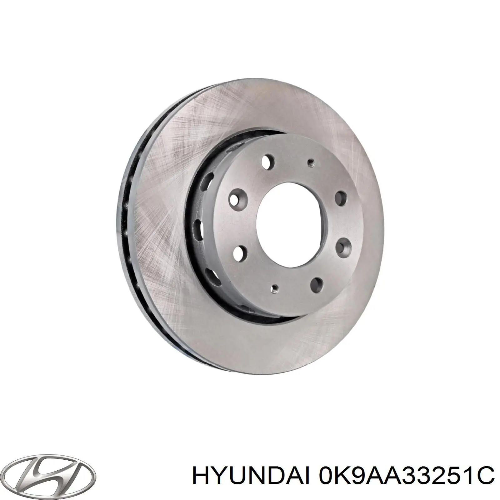 0K9AA33251C Hyundai/Kia Гальмо дискове переднє