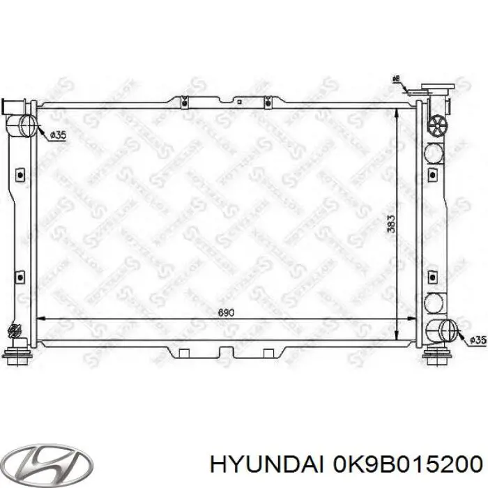 Купити 0K9B015200 Hyundai/Kia Радіатор двигуна
