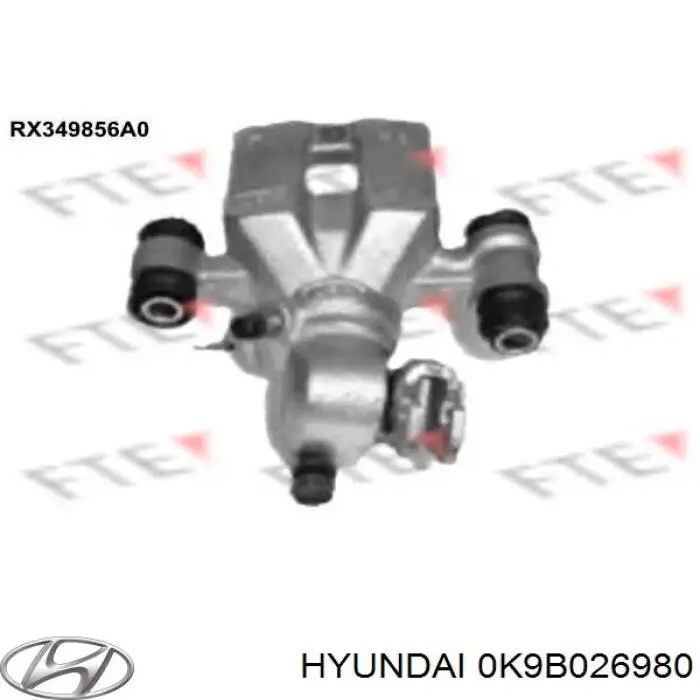 Супорт гальмівний задній правий Hyundai/Kia 0K9B026980 ціна, від 25.33 USD