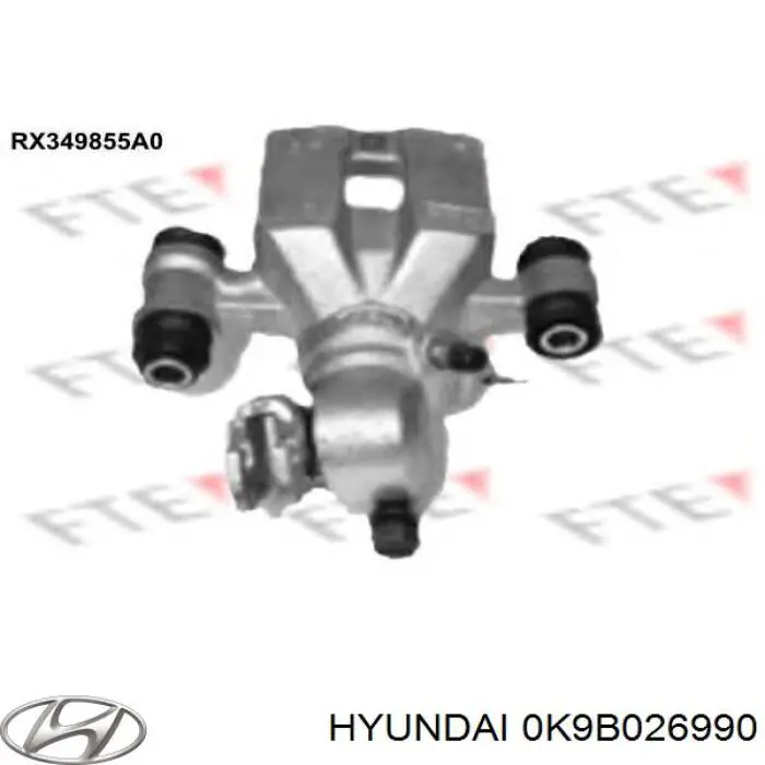 Супорт гальмівний задній лівий Hyundai/Kia 0K9B026990 ціна, від 76.42 USD