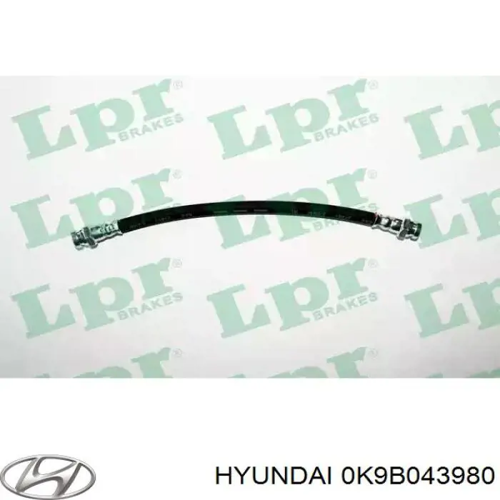 Шланг гальмівний задній 0K9B043980 Hyundai/Kia