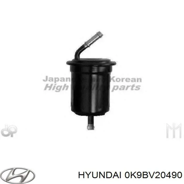 0K9BV20490 Hyundai/Kia фільтр паливний