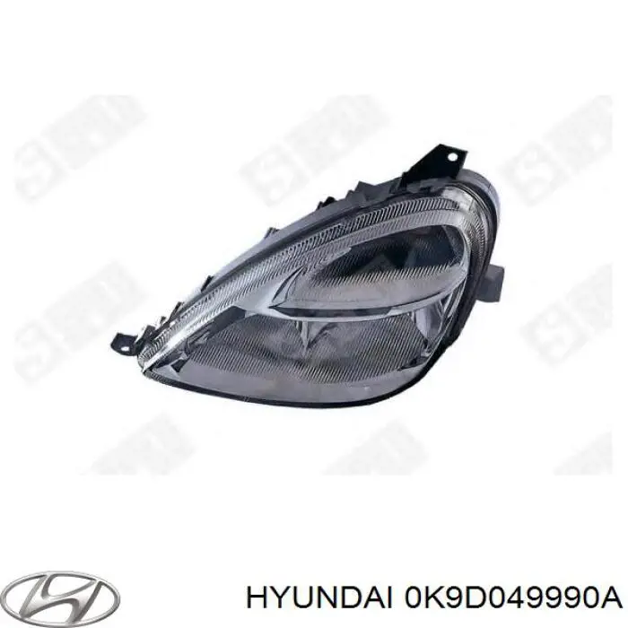 0K9D049990A Hyundai/Kia супорт гальмівний передній лівий