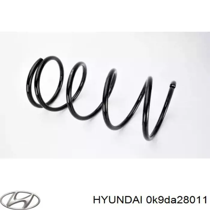 0K9DA28011 Hyundai/Kia Пружина підвіски задня