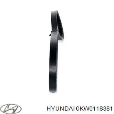 0KW0118381 Hyundai/Kia ремінь приводний, агрегатів
