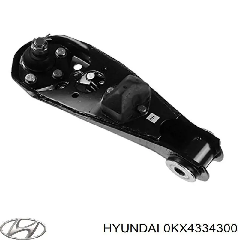 Важіль передньої підвіски нижній, правий Hyundai/Kia 0KX4334300 ціна, від 78.08 USD