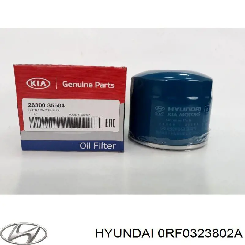 Масляний фільтр двигуна Hyundai/Kia 0RF0323802A ціна, від 5.65 USD