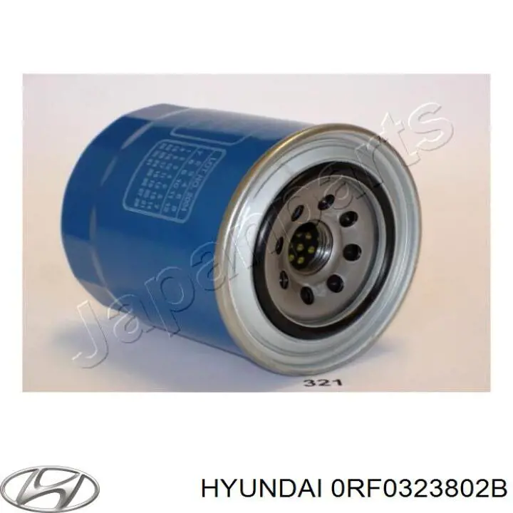 Масляний фільтр 0RF0323802B Hyundai/Kia