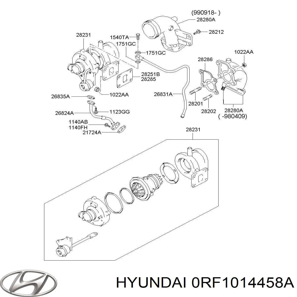  Hyundai/Kia 0RF1014458B ціна, від 4.15 USD