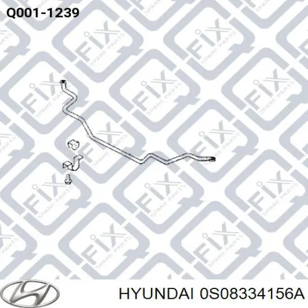0S08334156A Hyundai/Kia Втулка стабілізатора переднього